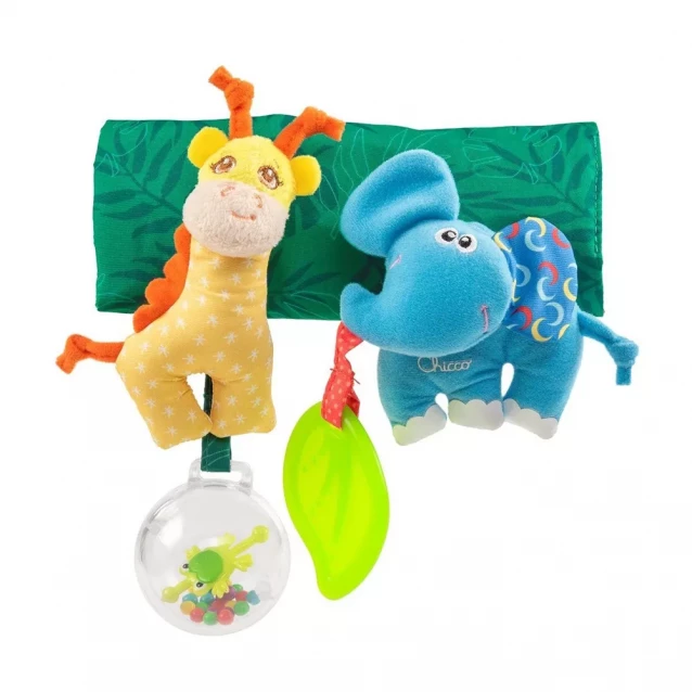 Іграшка на коляску "Жирафа Джилбі та Слоненя Елі" - 1