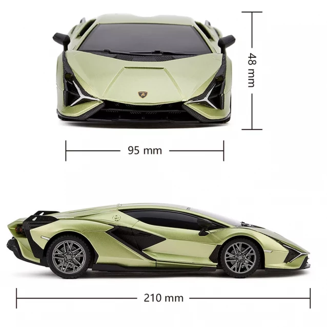 Автомодель KS Drive Lamborgini Sian 1:24 зелений на радіокеруванні (124GLSG) - 6