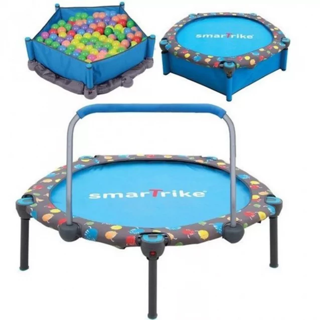 Ігровий центр-батут із м'ячиками Smart Trike (9101300) - 1