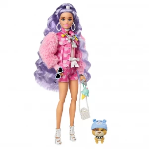 Лялька Barbie Extra з бузковим волоссям (GXF08)  лялька Барбі