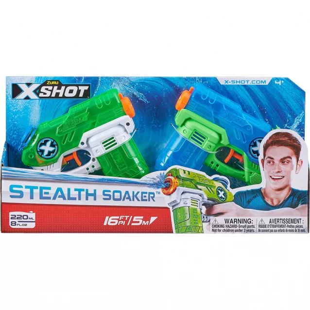 Набір водних бластерів X-Shot Water Warfare Stealth Soaker (01227R) - 1