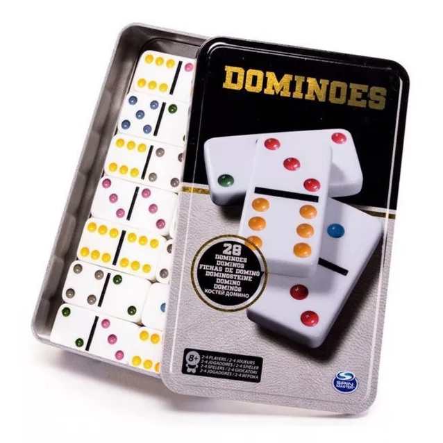Настільна гра SPIN MASTER Games Доміно кольорове (SM98405/6033156) - 2