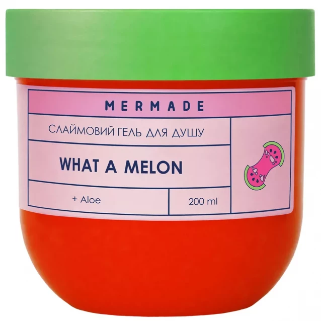 Слайм гель для душу Mermade What a Melon 200 г (MRSG01) - 1