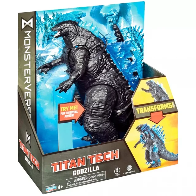 Фігурка Godzilla vs. Kong Titan Tech Годзілла 20 см (34931) - 7