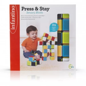 Кубики INFANTINO Текстурні (316051I) для малюків