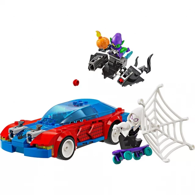 Конструктор LEGO Marvel Автомобиль для гонки Человека-Паука и Зеленый Гоблин с ядом Венома (76279) - 3