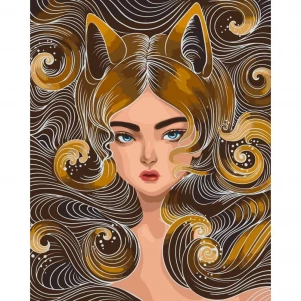 Картина за номерами Art Craft Загадкова лисичка 40х50 см (10101-AC) дитяча іграшка