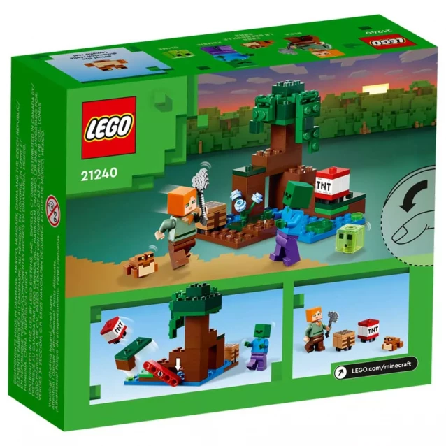 Конструктор LEGO Minecraft Пригоди на болоті (21240) - 2