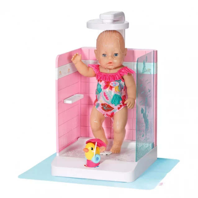 Zapf Автоматична душова кабінка для ляльки BABY BORN - КУПАЄМОСЯ З КАЧЕЧКОЮ 830604 - 13