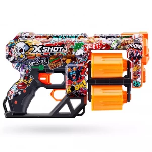 Скорострільний бластер X-Shot Skins Dread Sketch 12 патронів (36517H) дитяча іграшка