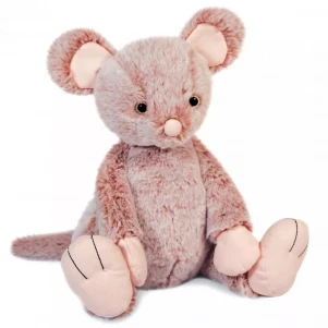 М'яка іграшка Doudou Рожева мишка Лілі 25 см (HO3068) дитяча іграшка