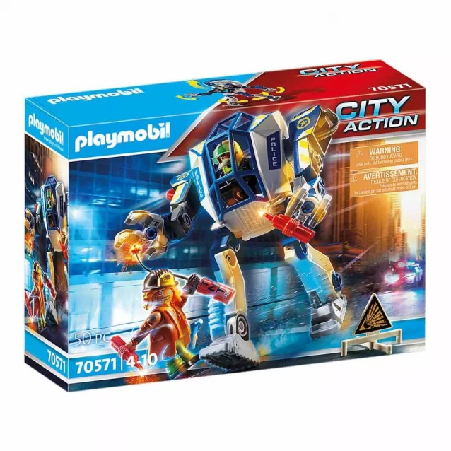 Игровой набор Playmobil Полицейский робот (70571) - 1