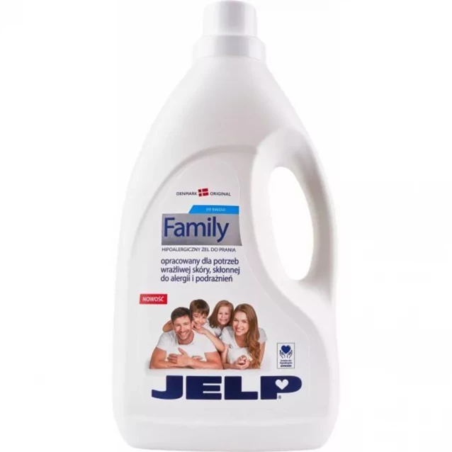 Гель Jelp Family для стирки белого гипоаллергенный 2 л (90027) - 1