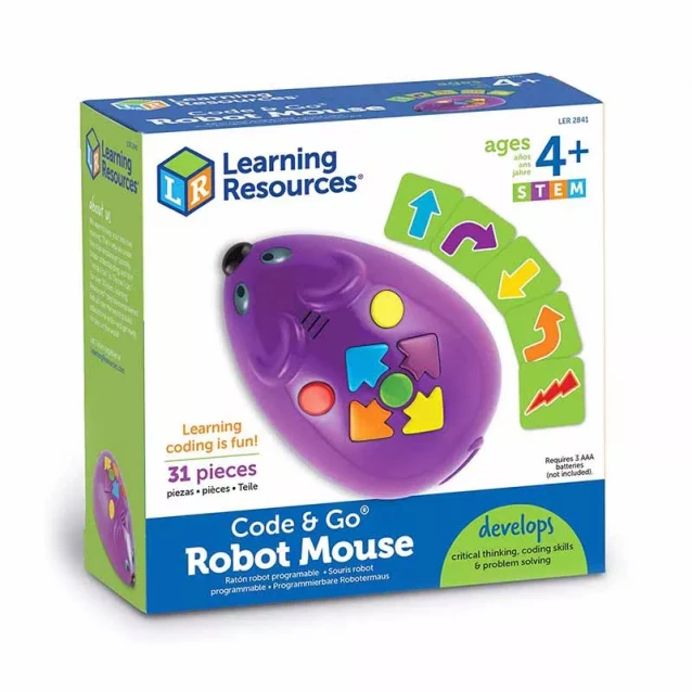 Игровой STEM-набор LEARNING RESOURCES – МЫШКА (программируемая игрушка, карточки) - 3