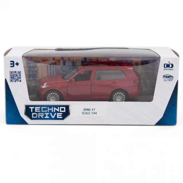 Автомодель TechnoDrive BMW X7 червона (250271) - 11