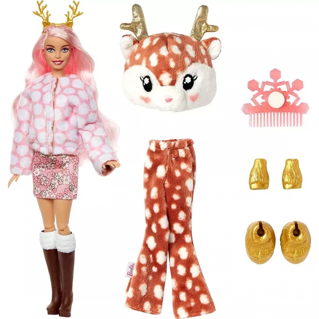 Лялька Barbie Cutie Reveal Зимовий блиск Оленя (HJL61) - 2