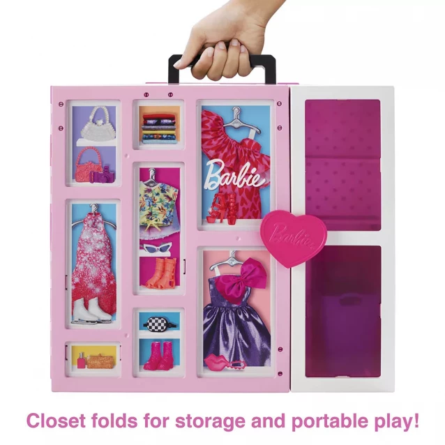 Двухэтажный шкаф мечты с куклой Barbie (HGX57) - 5