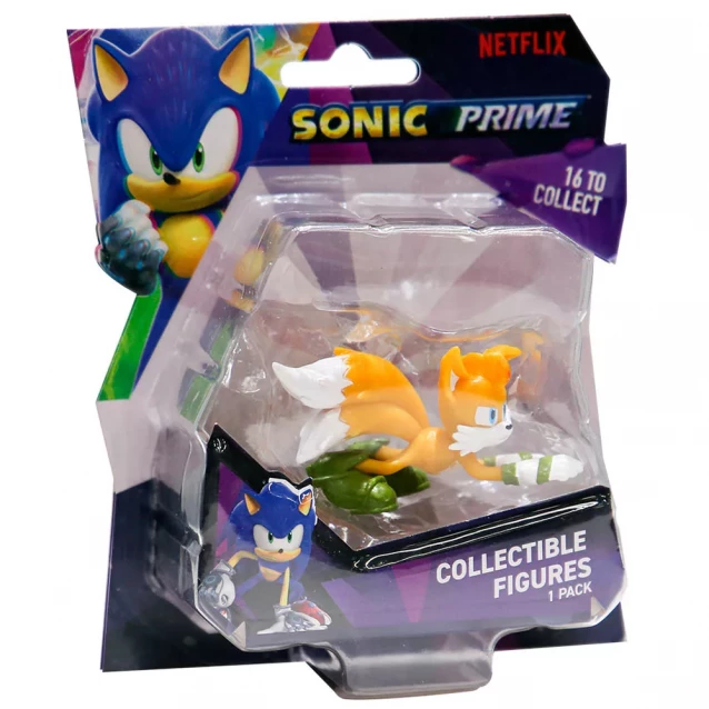 Фігурка Sonic Prime Тейлз готовий до бою 6,5 см (SON2010B) - 1