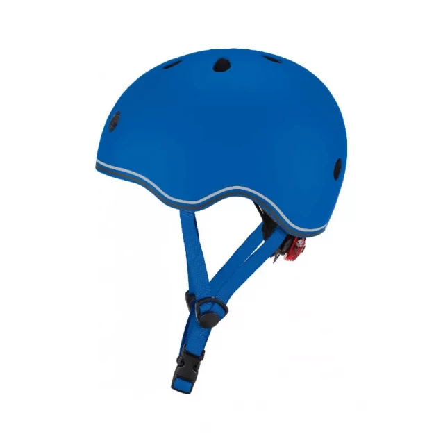 GLOBBER Шлем защитный детский EVO LIGHTS (синий, с фонариком, 45-51 см) - 1