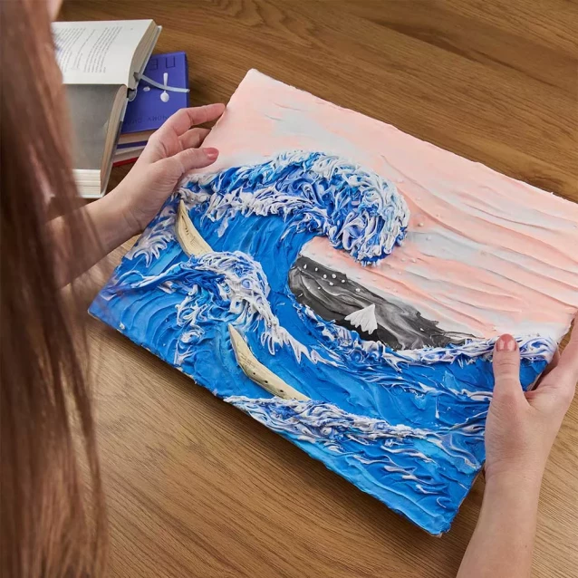 Набір для створення об'ємної картини Okto Велика хвиля в Канаґава 30*40 см (10004) - 5