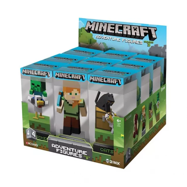 Плюшева іграшка JINX Minecraft Adventure Figures Series 3 Retail Shared UPC Asso (JINX-9519) - 1