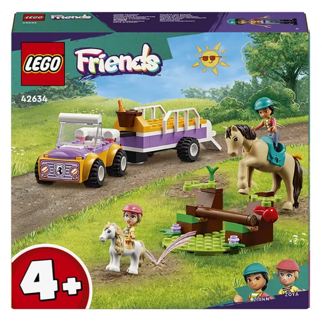 Конструктор LEGO Friends Прицеп для лошади и пони (42634) - 1