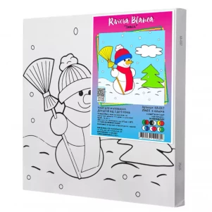 Картина для розпису Riviera Blanca Зима 25x25 см (КА-037) дитяча іграшка