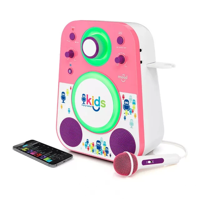 Акустична система з мікрофоном для караоке Sing-Along Bluetooth (Pink),SMK250PP - 3