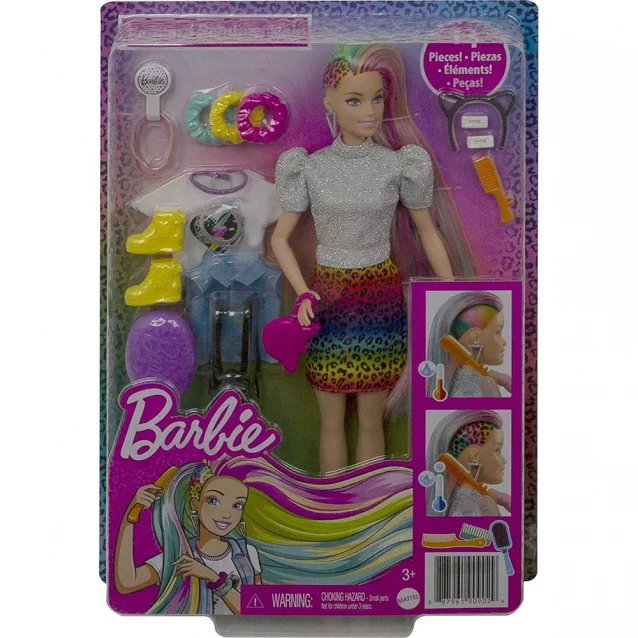 Лялька Barbie Веселковий леопард (GRN81) - 2