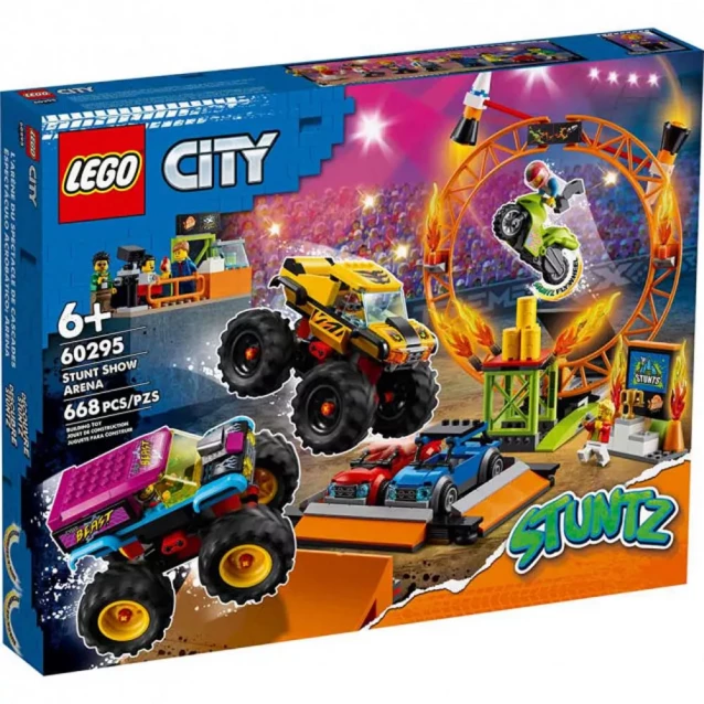 Конструктор LEGO CITY STUNTZ Арена каскадерского шоу (60295) - 1