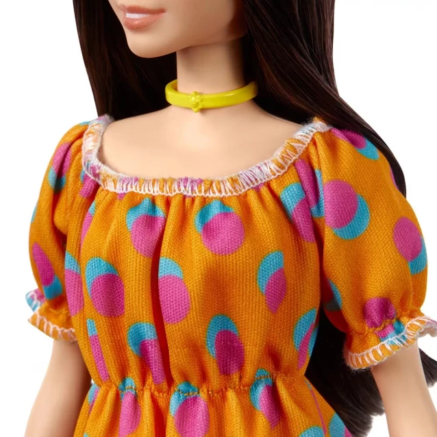 Лялька Barbie "Модниця" у сукні в горошок з відкритими плечима - 5