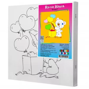 Картина для розпису Riviera Blanca Вітаю! 25x25 см (КA-081) дитяча іграшка
