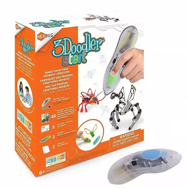 3D-ручка 3Doodler Start для дитячої творчості - HEXBUG (328707) - 1