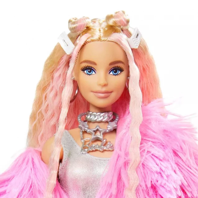 Лялька Barbie Extra у рожевій пухнастій шубці (GRN28) - 3