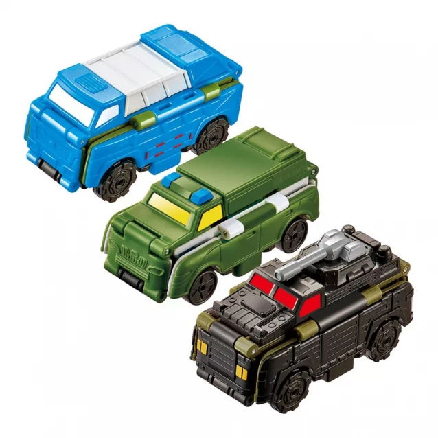 Машинки-трансформери Transracers Військовий транспорт 2 в 1 (YW463882) - 2