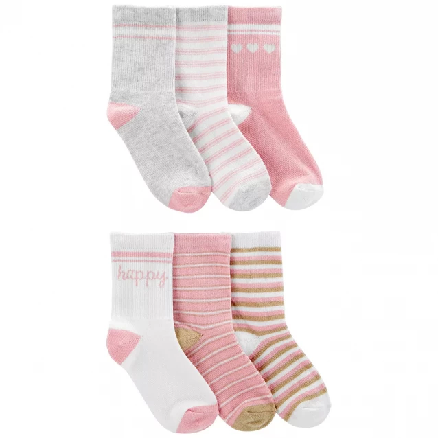 Шкарпетки Carter's для дiвчинки 128-155 см 6 шт (3N111210_8-14) - 1