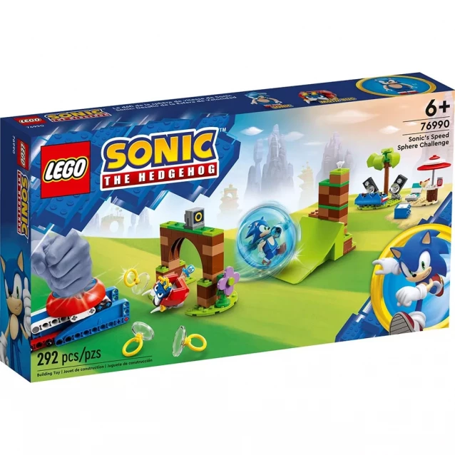 Конструктор LEGO Sonic The Hedgehog Вызов Соника Сфера скорости (76990) - 1