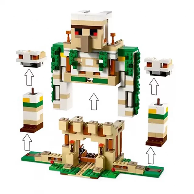 Конструктор LEGO Minecraft Фортеця залізного голема (21250) - 5