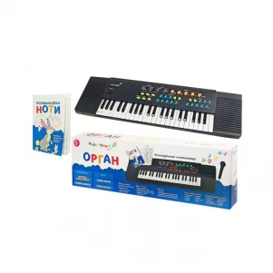 Іграшка синтезатор арт. KI-3737-U (PL-3737-U)  батар,муз, з мікрофоном,в кор.66*19*6см дитяча іграшка