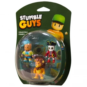 Набір фігурок Stumble Guys Велоцит, Леонідас, Капітан Нохарт (SG2020-2) дитяча іграшка