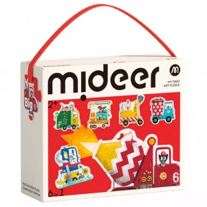 Пазли Mideer Будівельні машини 6в1 (MD1459) для малюків