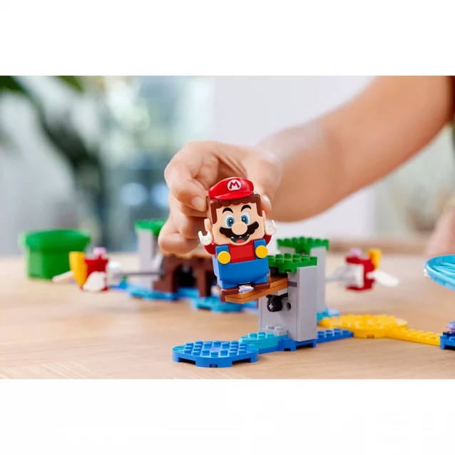 Конструктор LEGO Super Mario Додатковий набір Поїздка пляжем великого їжака (71400) - 6