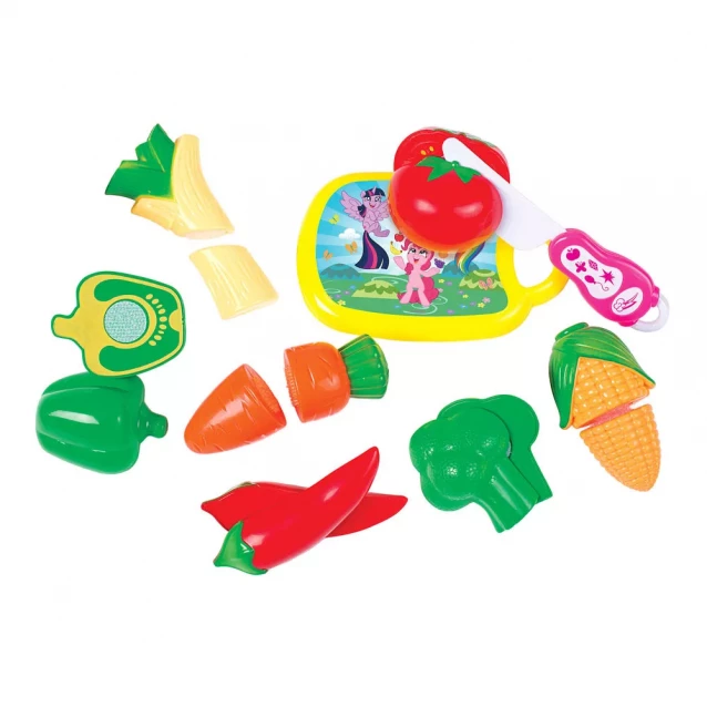 Набор фруктов и овощей 8 предметов. Игровой набор ТМ «My Little Pony» - 3