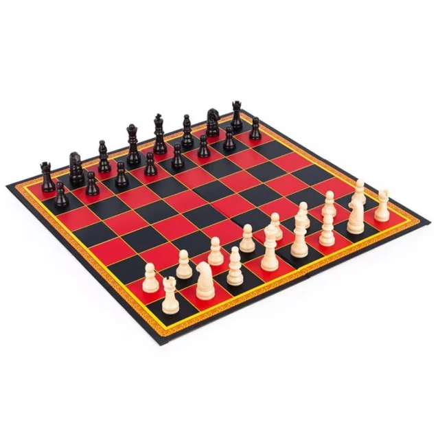 Набор из трех настольных игр Spin Master Шахматы шашки крестики-нолики - 5