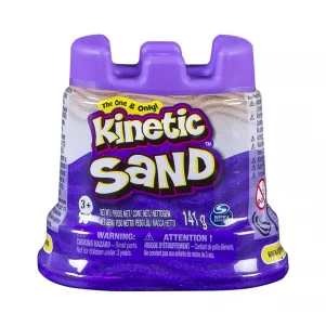 Пісок для дитячої творчості KINETIC SAND МІНІ ФОРТЕЦЯ (фіолетовий, 141 г) дитяча іграшка