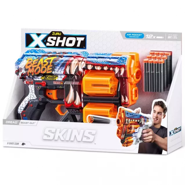Бластер X-Shot Skins Dread Beast Out (36517P) - 4
