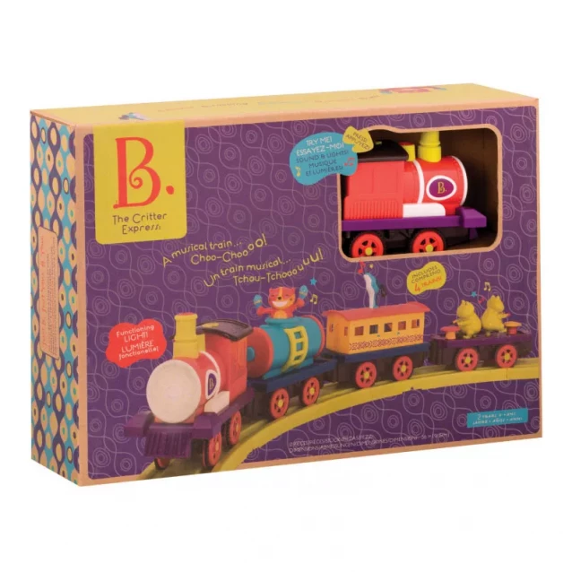 Игровой набор с железной дорогой Battat Баттатоекспрес S2 (BX1742Z) - 1