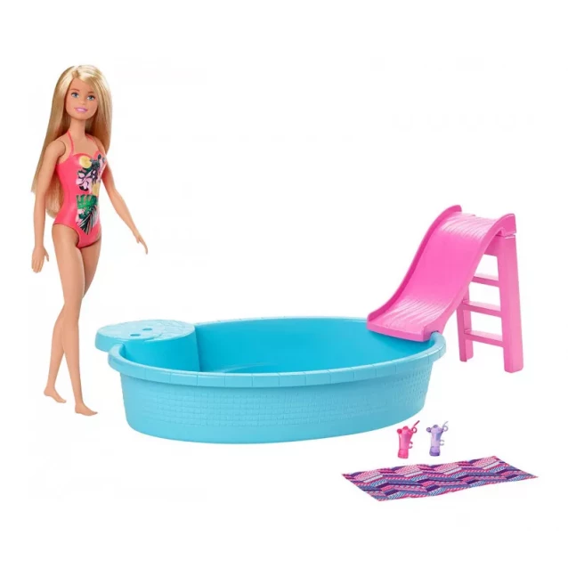 Кукла Barbie Развлечения у бассейна (GHL91) - 2