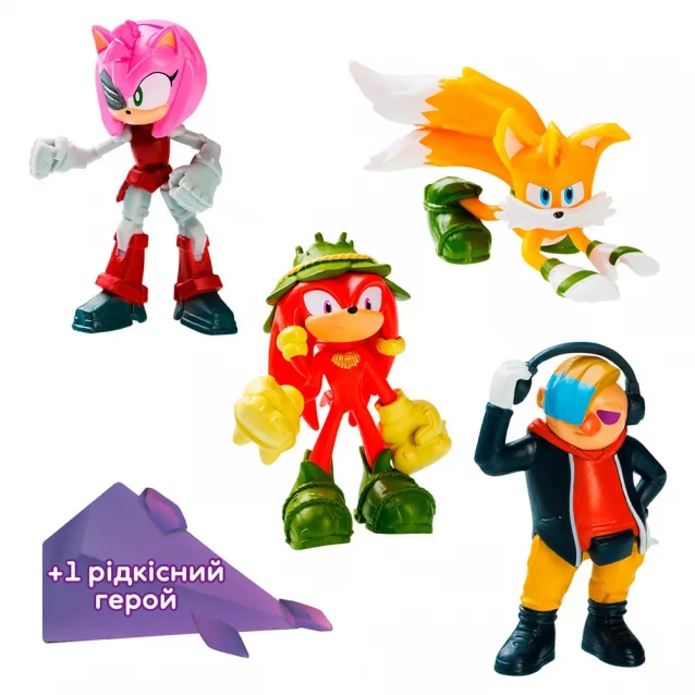 Набор фигурок Sonic Prime Приключения Наклза 6,5 см (SON2040B) - 2