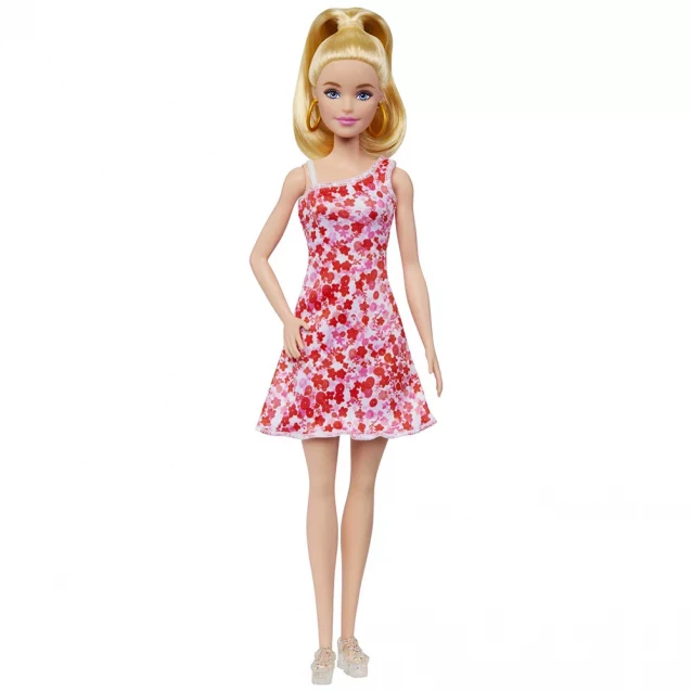 Кукла Barbie Модница в сарафане в цветочный принт (HJT02) - 1